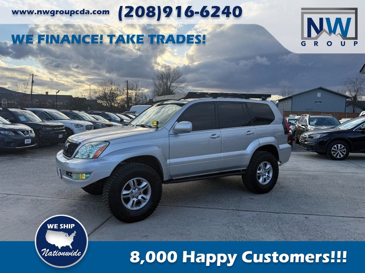 2008 Lexus GX 470. ICON Lift, PRINSU Roof Rack, Lots of Added Options! Full Service Completed! - Photo 1 - Post Falls, ID 83854