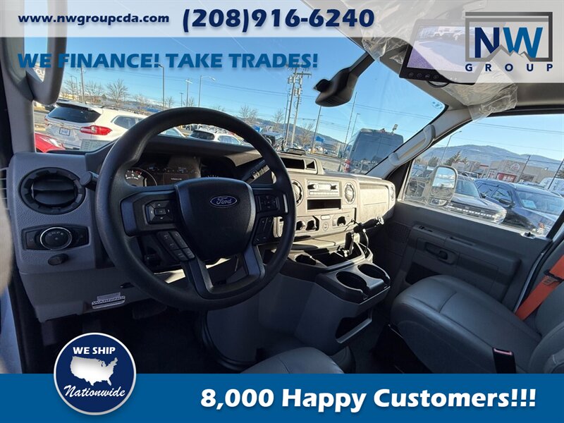 2022 Ford Commercial E450 14' CM Flat Bed.  Brand New! 7.3L V8! Utility Rack with Back Up Camera, - Photo 24 - Post Falls, ID 83854