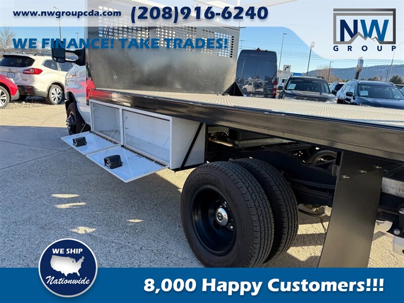 2022 Ford Commercial E450 14' CM Flat Bed.  Brand New! 7.3L V8! Utility Rack with Back Up Camera, - Photo 30 - Post Falls, ID 83854