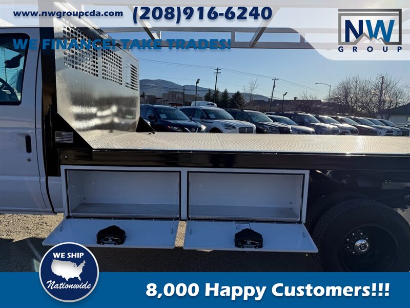 2022 Ford Commercial E450 14' CM Flat Bed.  Brand New! 7.3L V8! Utility Rack with Back Up Camera, - Photo 29 - Post Falls, ID 83854