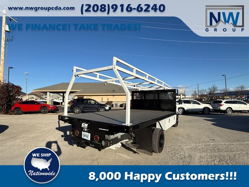 2022 Ford Commercial E450 14' CM Flat Bed.  Brand New! 7.3L V8! Utility Rack with Back Up Camera, - Photo 9 - Post Falls, ID 83854