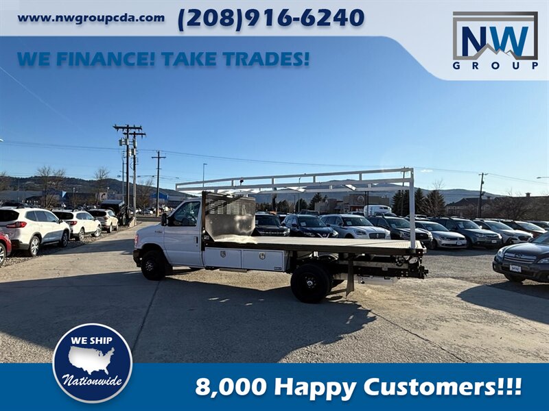 2022 Ford Commercial E450 14' CM Flat Bed.  Brand New! 7.3L V8! Utility Rack with Back Up Camera, - Photo 46 - Post Falls, ID 83854