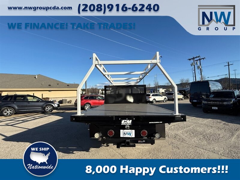 2022 Ford Commercial E450 14' CM Flat Bed.  Brand New! 7.3L V8! Utility Rack with Back Up Camera, - Photo 8 - Post Falls, ID 83854
