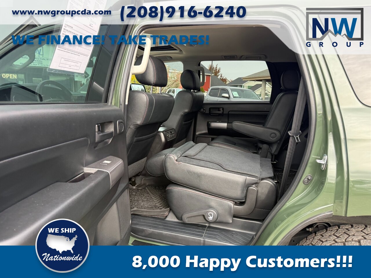 2020 Toyota Sequoia TRD Pro.  Captain Chairs, Sunroof, Cool Car! - Photo 17 - Post Falls, ID 83854