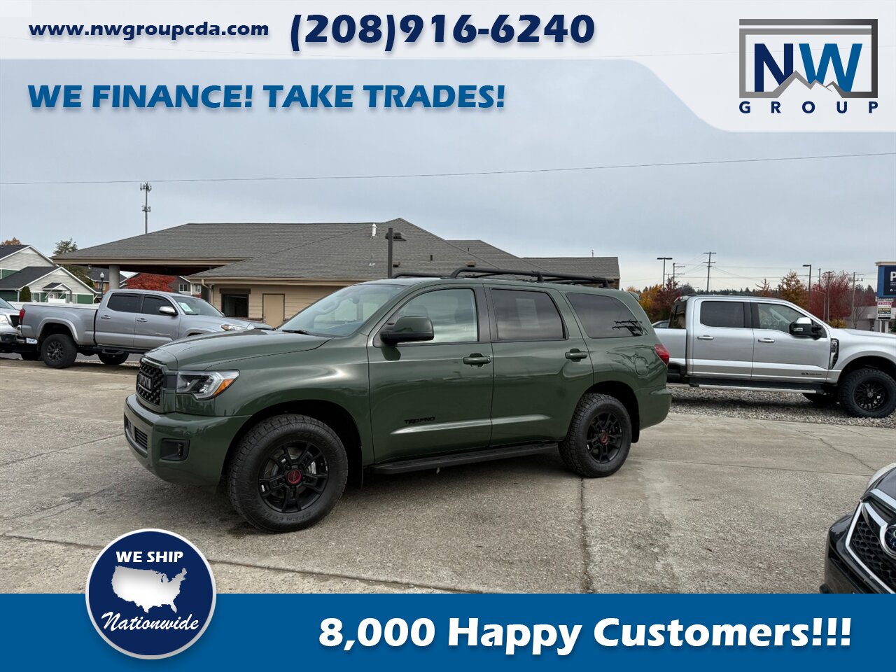 2020 Toyota Sequoia TRD Pro.  Captain Chairs, Sunroof, Cool Car! - Photo 4 - Post Falls, ID 83854