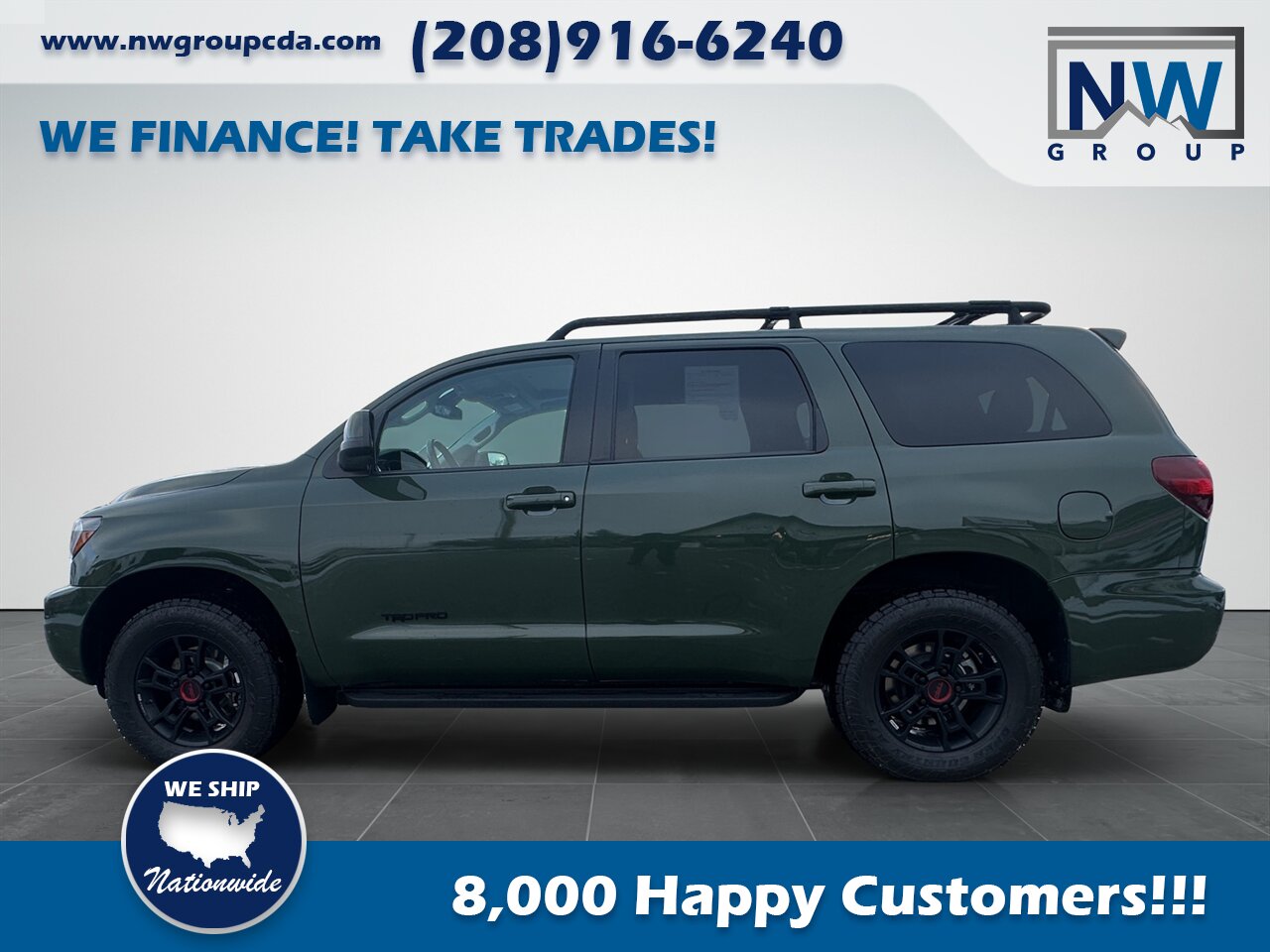 2020 Toyota Sequoia TRD Pro. Captain Chairs, Sunroof, Cool Car! - Photo 7 - Post Falls, ID 83854