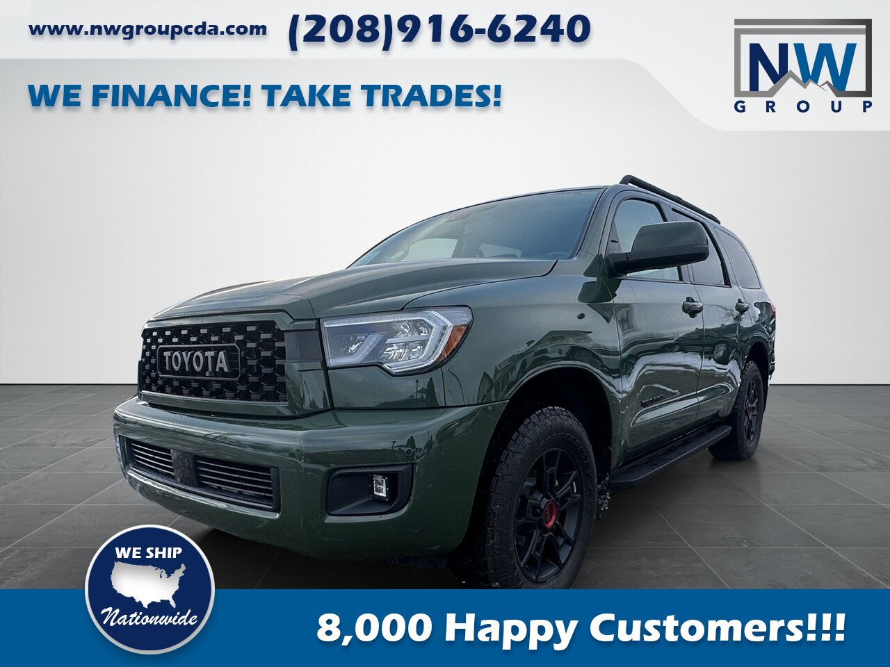 2020 Toyota Sequoia TRD Pro. Captain Chairs, Sunroof, Cool Car! - Photo 8 - Post Falls, ID 83854