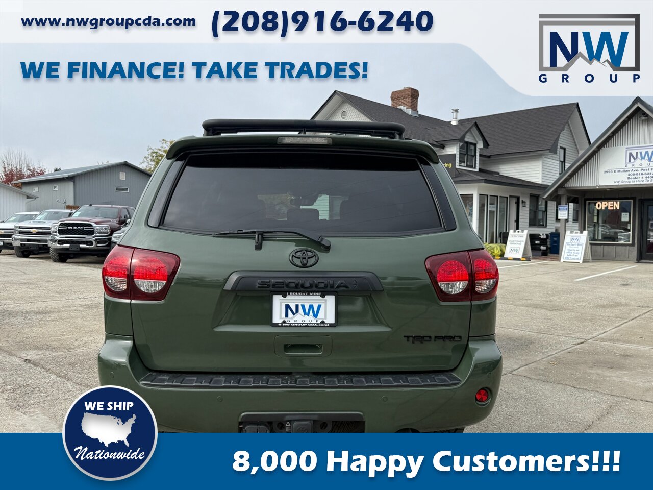 2020 Toyota Sequoia TRD Pro.  Captain Chairs, Sunroof, Cool Car! - Photo 26 - Post Falls, ID 83854