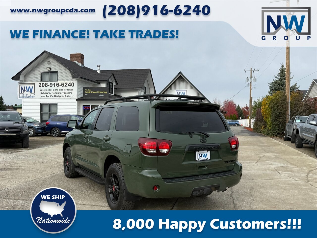 2020 Toyota Sequoia TRD Pro.  Captain Chairs, Sunroof, Cool Car! - Photo 25 - Post Falls, ID 83854