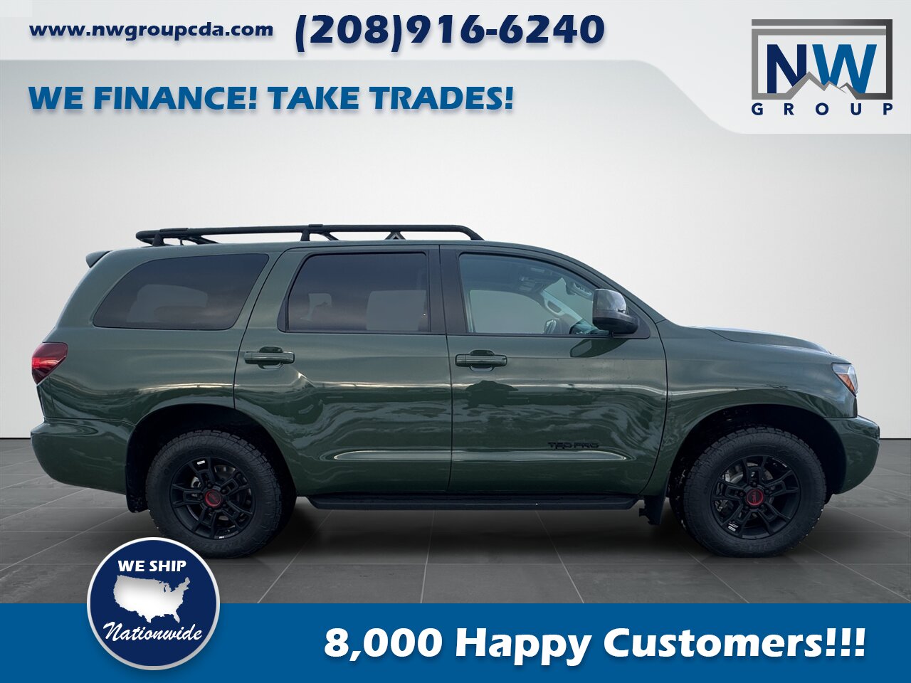 2020 Toyota Sequoia TRD Pro. Captain Chairs, Sunroof, Cool Car! - Photo 3 - Post Falls, ID 83854