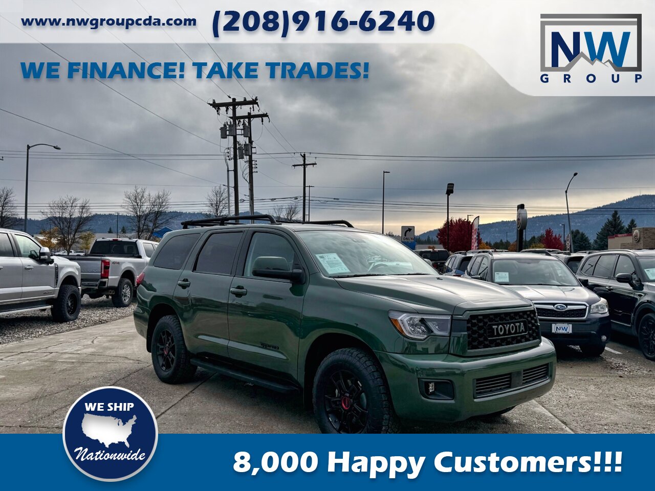 2020 Toyota Sequoia TRD Pro.  Captain Chairs, Sunroof, Cool Car! - Photo 46 - Post Falls, ID 83854