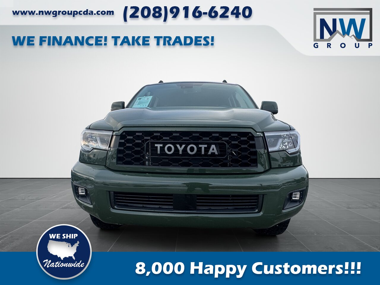 2020 Toyota Sequoia TRD Pro. Captain Chairs, Sunroof, Cool Car! - Photo 9 - Post Falls, ID 83854