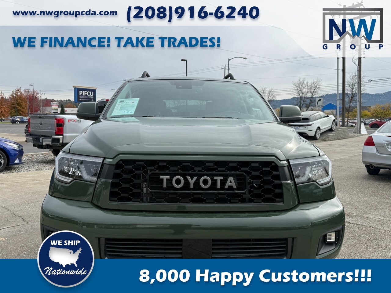 2020 Toyota Sequoia TRD Pro.  Captain Chairs, Sunroof, Cool Car! - Photo 49 - Post Falls, ID 83854