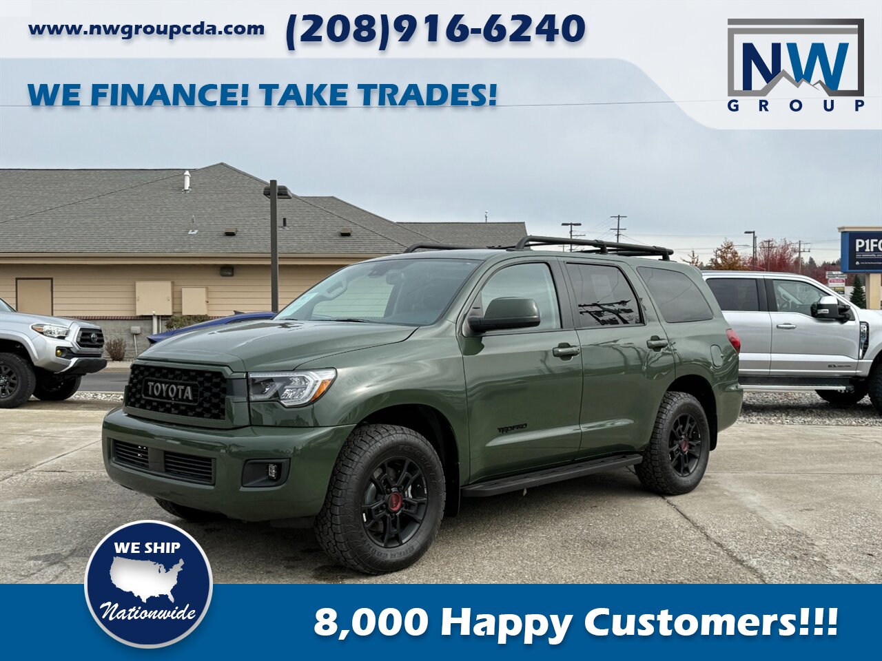 2020 Toyota Sequoia TRD Pro.  Captain Chairs, Sunroof, Cool Car! - Photo 50 - Post Falls, ID 83854