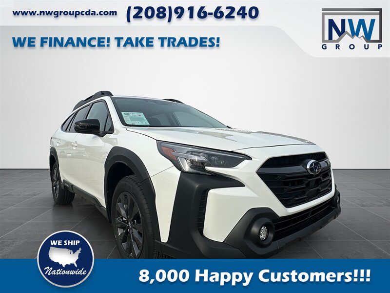 2025 Subaru Outback Onyx Edition XT.  Like-New! 2k miles, Leather, Sunroof!