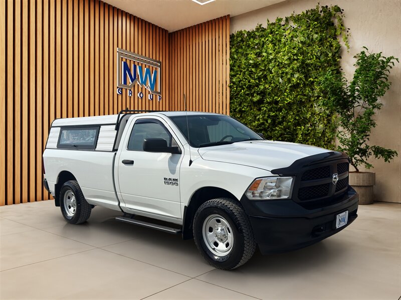 2016 RAM 1500 Tradesman.  8 Foot Bed (long bed), Color-Matching Canopy, 4x4, Amazing Miles - ONLY 49k miles!