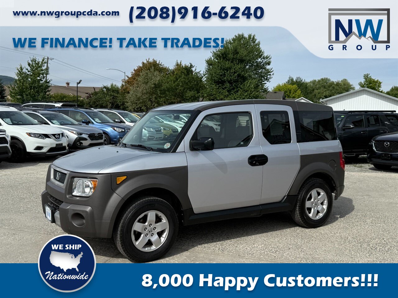 2003 Honda Element EX  – Rare Find! 5 speed manual. Well-Maintained - Photo 3 - Post Falls, ID 83854