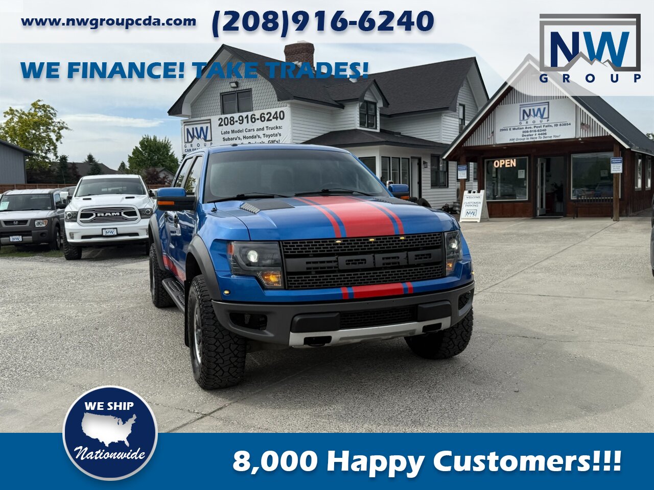 2014 Ford F-150 SVT Raptor. SuperCrew. SHELBY RAPTOR! SUPER RARE. Only 55,904 ORIGINAL MILES! - Photo 2 - Post Falls, ID 83854