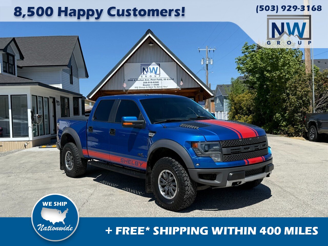 2014 Ford F-150 SVT Raptor. SuperCrew. SHELBY RAPTOR! SUPER RARE. Only 55,904 ORIGINAL MILES! - Photo 1 - Post Falls, ID 83854