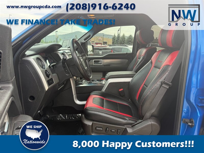 2014 Ford F-150 SVT Raptor.  SuperCrew. SHELBY RAPTOR! SUPER RARE. Only 55,904 ORIGINAL MILES! - Photo 9 - Post Falls, ID 83854