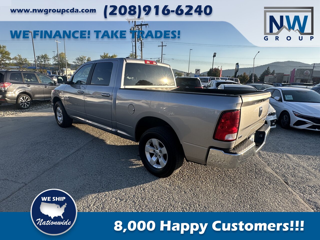 2021 RAM 1500 Classic SLT Only 73k miles, Great Pickup Truck, Clean Carfax, Clean Title! - Photo 6 - Post Falls, ID 83854