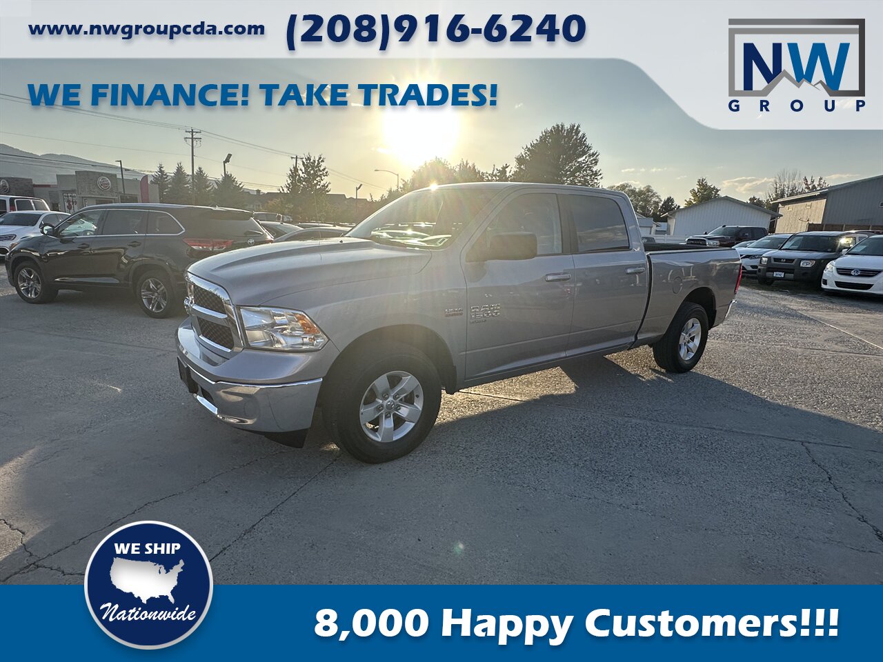 2021 RAM 1500 Classic SLT Only 73k miles, Great Pickup Truck, Clean Carfax, Clean Title! - Photo 4 - Post Falls, ID 83854
