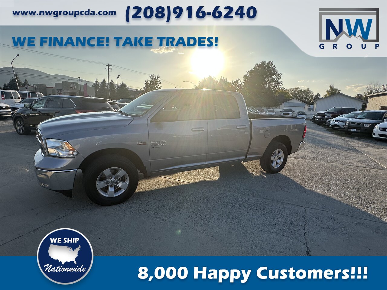2021 RAM 1500 Classic SLT Only 73k miles, Great Pickup Truck, Clean Carfax, Clean Title! - Photo 5 - Post Falls, ID 83854