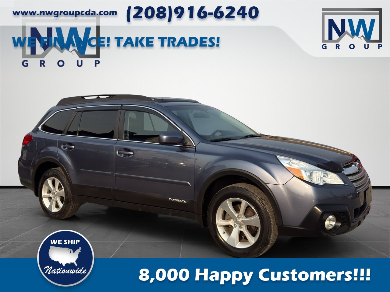 2014 Subaru Outback 2.5i Limited  Clean Title, Remote Start, Leather, Sunroof, Low Miles!!! - Photo 1 - Post Falls, ID 83854