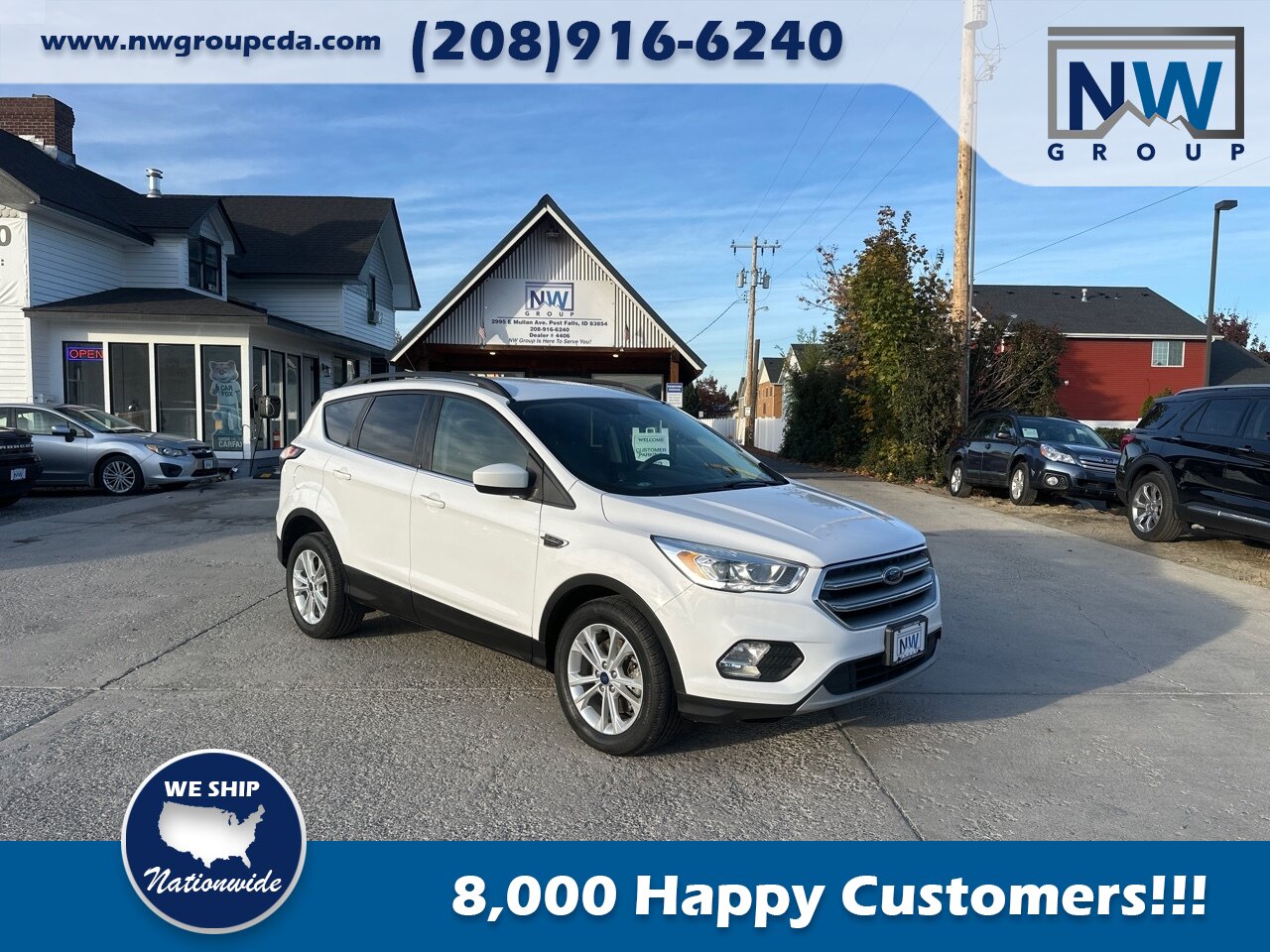 2017 Ford Escape SE  Low Miles, AWD, Very Nice Car! Accessory installed - Dog Guard! - Photo 1 - Post Falls, ID 83854