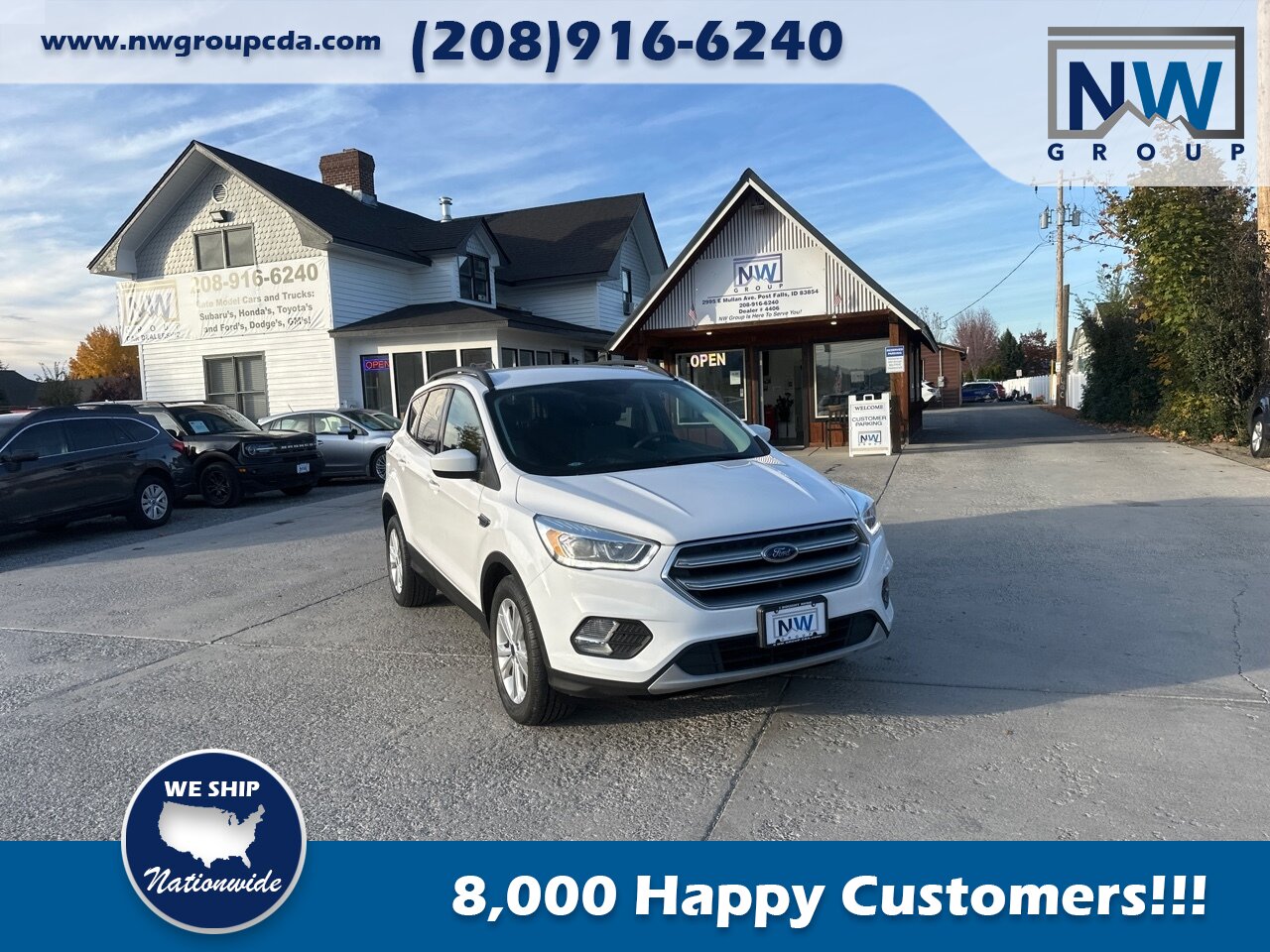 2017 Ford Escape SE  Low Miles, AWD, Very Nice Car! Accessory installed - Dog Guard! - Photo 2 - Post Falls, ID 83854