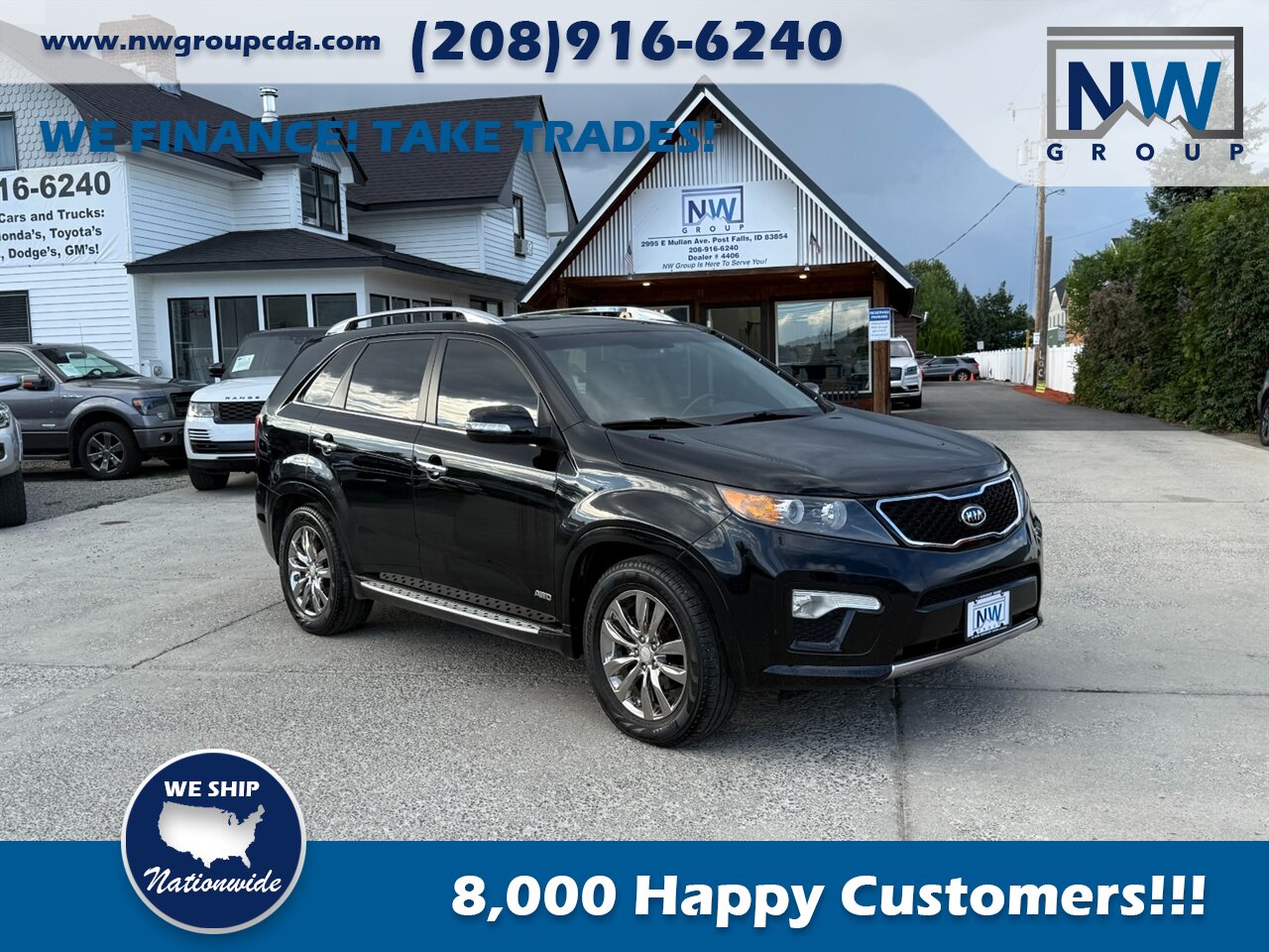 2012 Kia Sorento SX  3.5L V6, Clean Title, Sunroof, Leader, AWD - Photo 1 - Post Falls, ID 83854