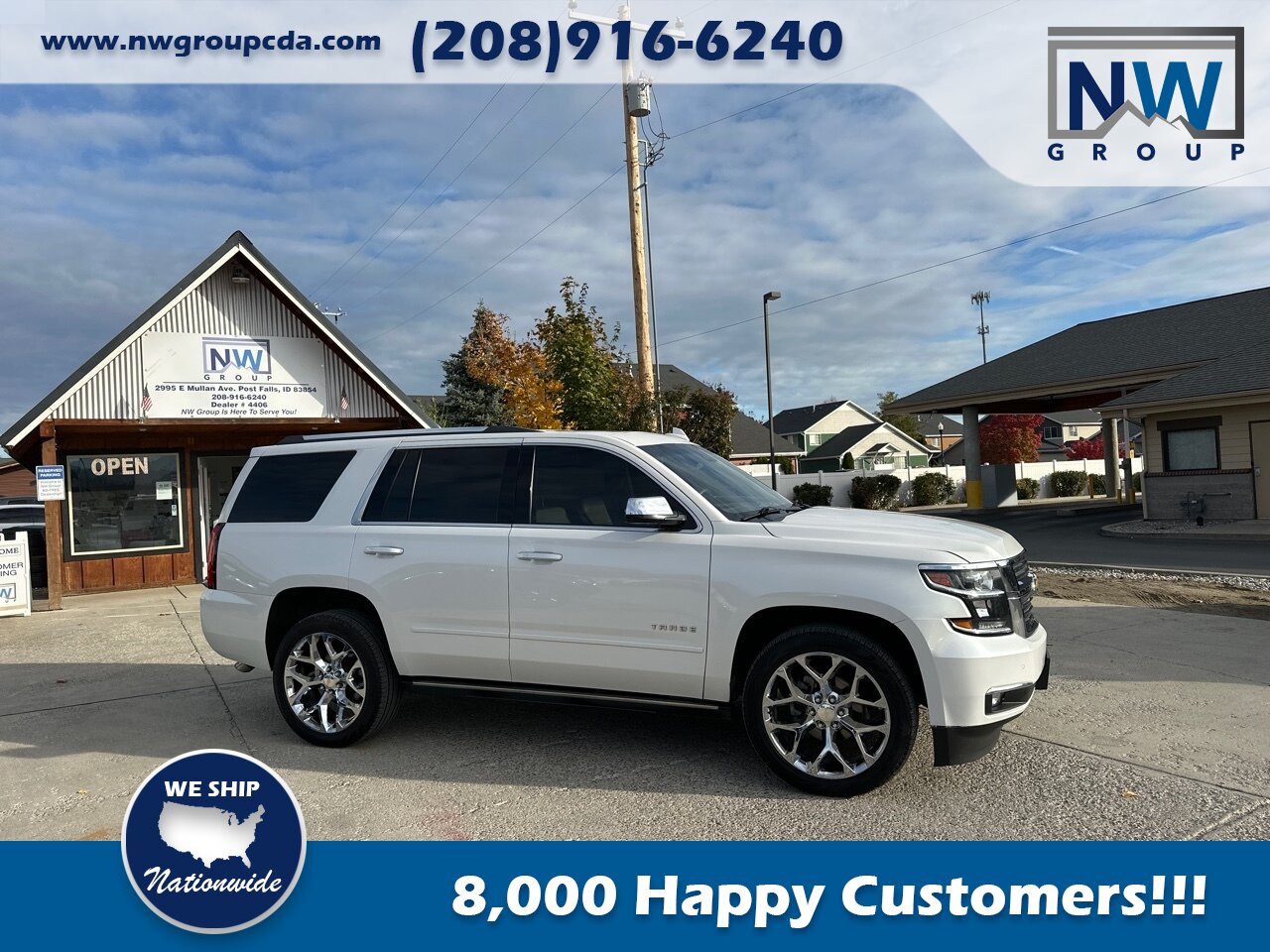 2018 Chevrolet Tahoe Premier.  Serviced and Inspected. 81k miles. 4x4! - Photo 1 - Post Falls, ID 83854