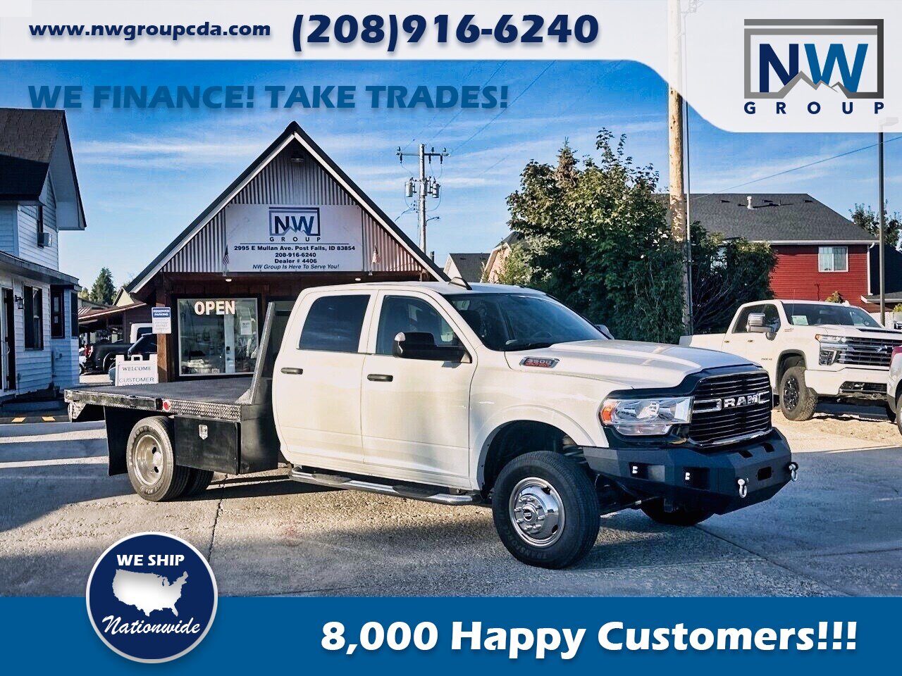 2020 RAM 3500 Tradesman  Amazing Flatbed. 4x4. 38k miles! Cummins Diesel, Aisin Transmission! - Photo 1 - Post Falls, ID 83854