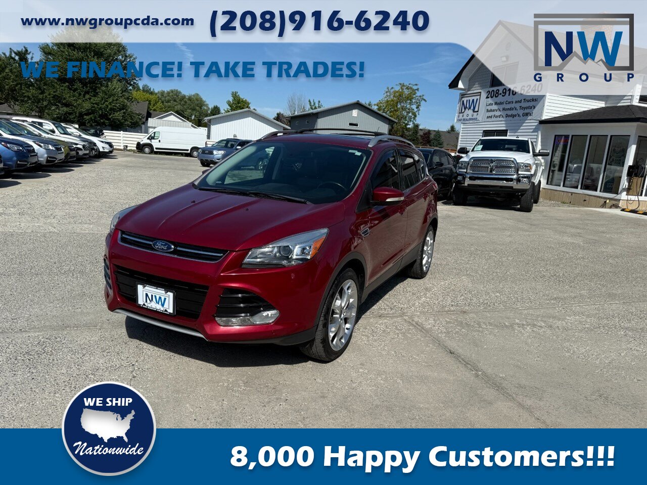 2016 Ford Escape Titanium. 81k miles, AWD, Panoramic Sunroof. Nice SUV and Great Price! - Photo 3 - Post Falls, ID 83854