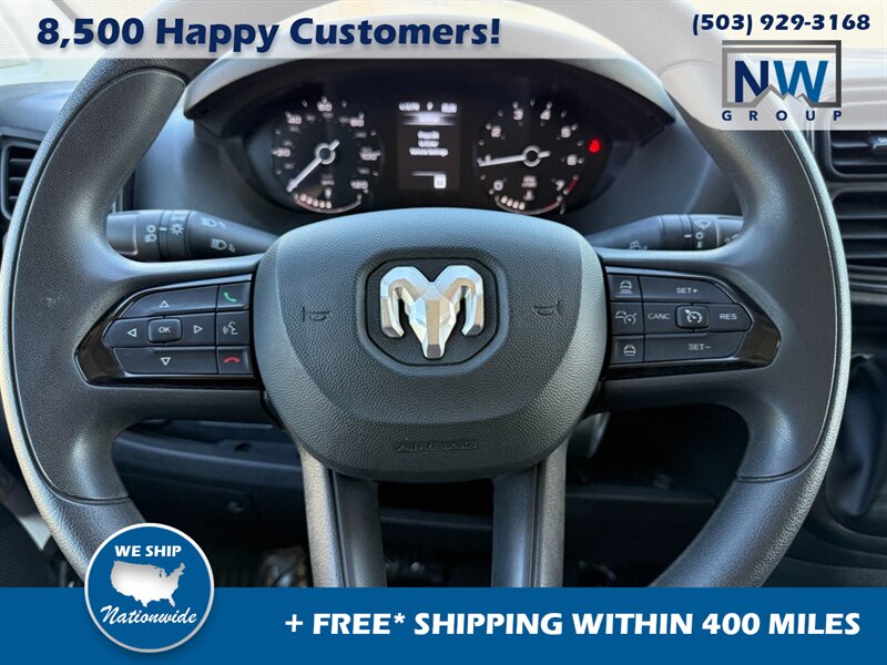 2025 RAM ProMaster Tradesman 2500.  Adaptive cruise, Folding Mirrors, Camera System! - Photo 42 - Post Falls, ID 83854