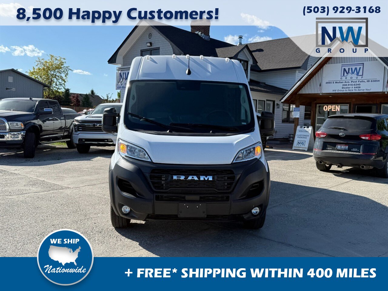 2025 RAM ProMaster Tradesman 2500.  Adaptive cruise, Folding Mirrors, Camera System! - Photo 2 - Post Falls, ID 83854