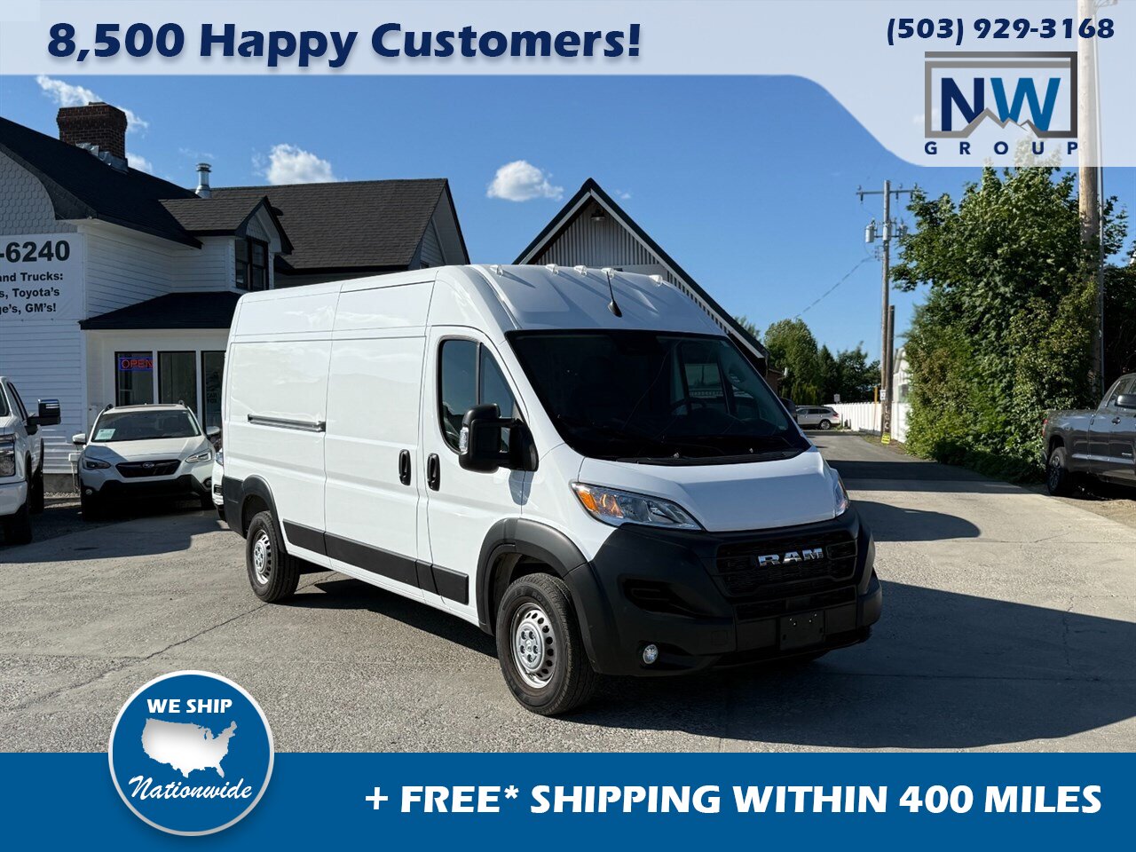 2025 RAM ProMaster Tradesman 2500.  Adaptive cruise, Folding Mirrors, Camera System! - Photo 1 - Post Falls, ID 83854