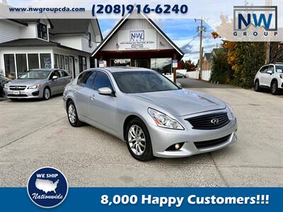 2013 INFINITI G37 Sedan x  3.7L V6 F DOHC 24V GASOLINE ALL WHEEL DRIVE Sedan