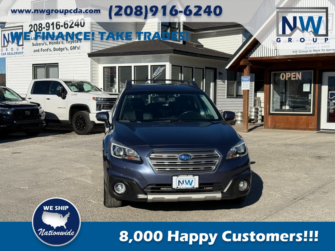 2015 Subaru Outback 3.6R Limited. AWD, Leather, Sunroof, Heated Seats, Adventure Meets Luxury! - Photo 2 - Post Falls, ID 83854