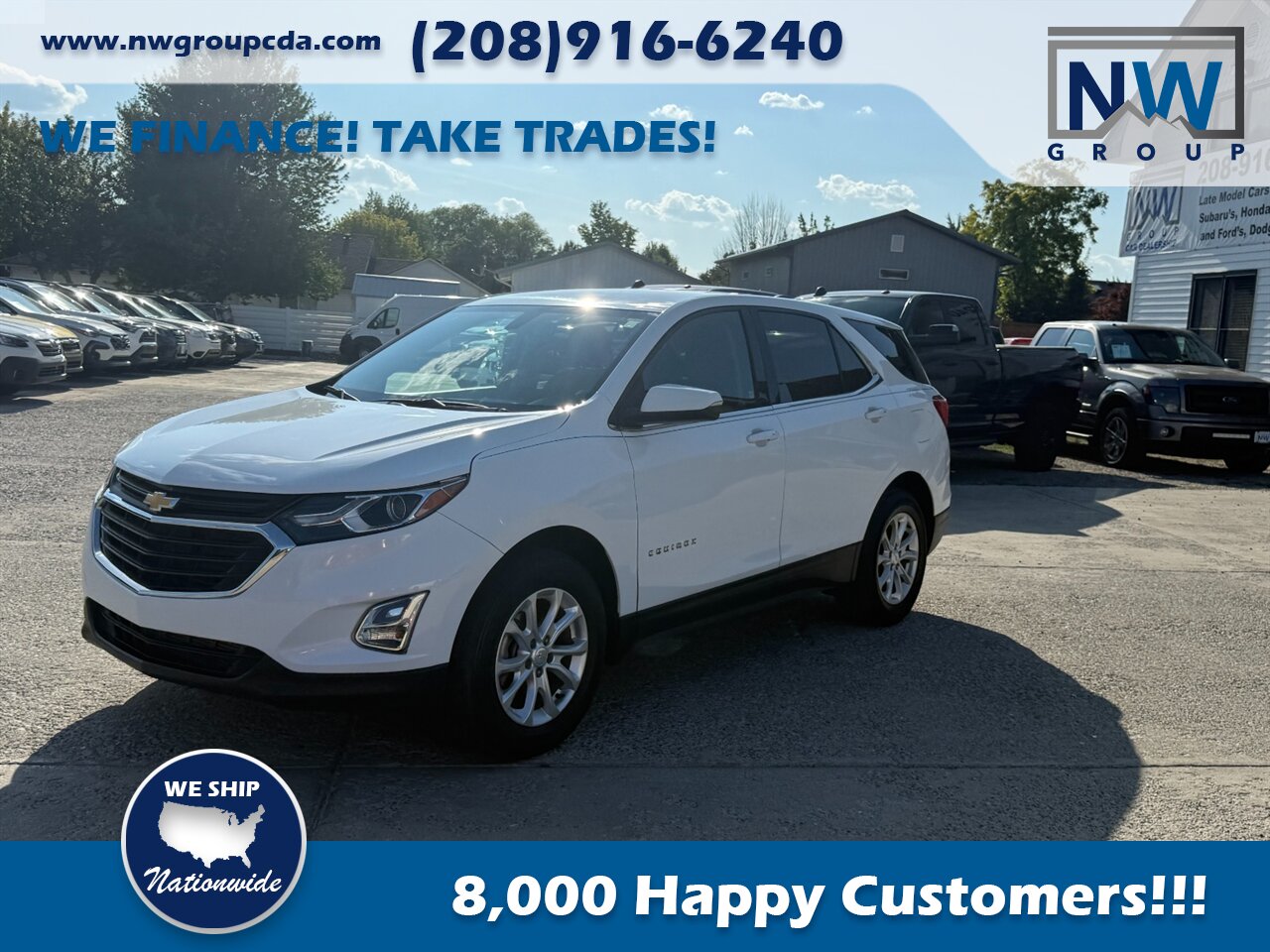 2018 Chevrolet Equinox LT, 98k miles  ALL WHEEL DRIVE. 98k miles. Alloy Wheels! - Photo 3 - Post Falls, ID 83854