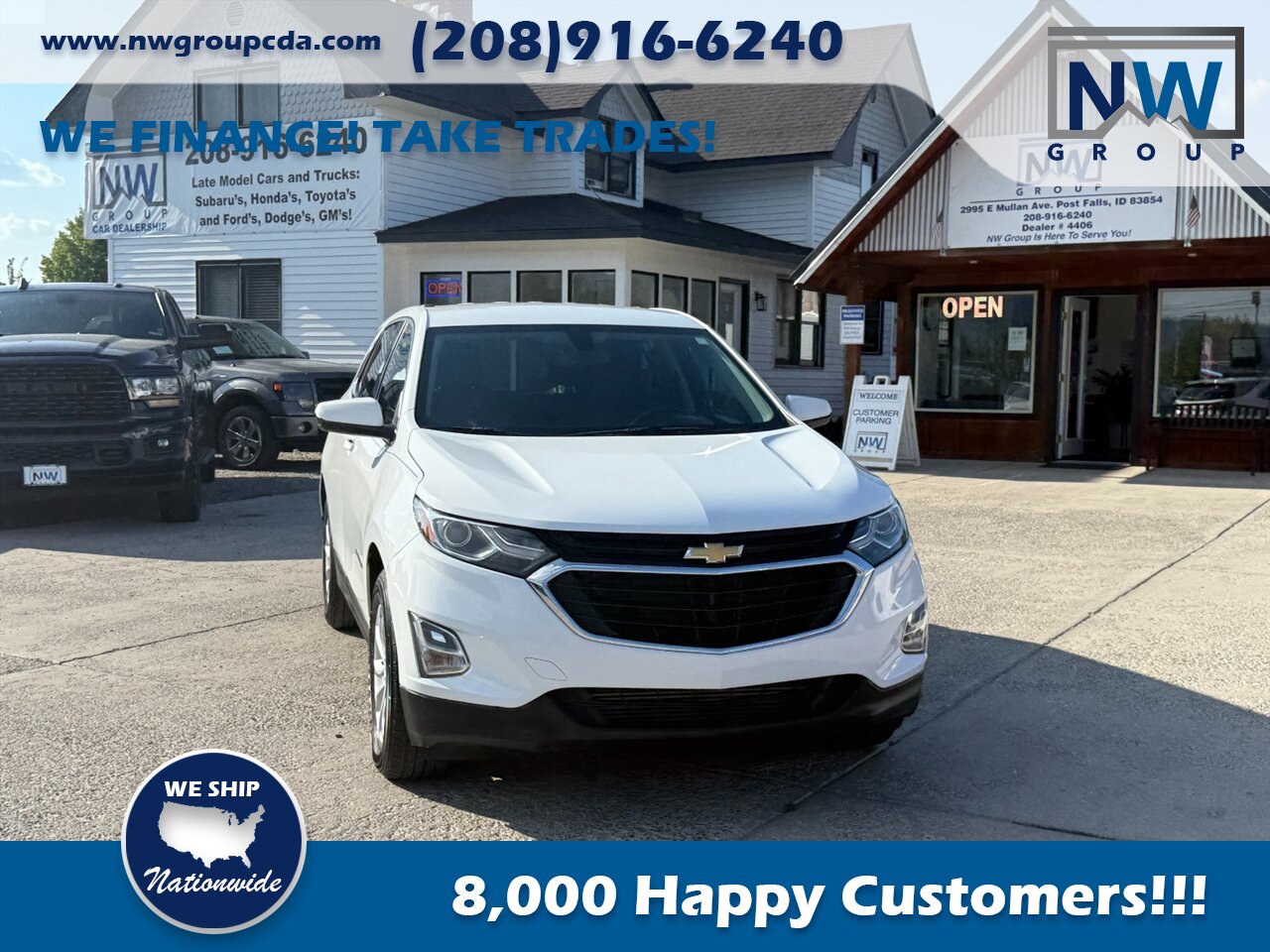 2018 Chevrolet Equinox LT, 98k miles  ALL WHEEL DRIVE. 98k miles. Alloy Wheels! - Photo 2 - Post Falls, ID 83854
