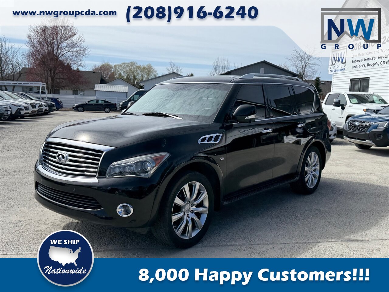 2014 INFINITI QX80 Clean Title!!! Major Services Just Completed: Timing Chain Job Done, Water Pump Replaced, Transmission Service Completed, Front Suspension Repaired - Photo 3 - Post Falls, ID 83854