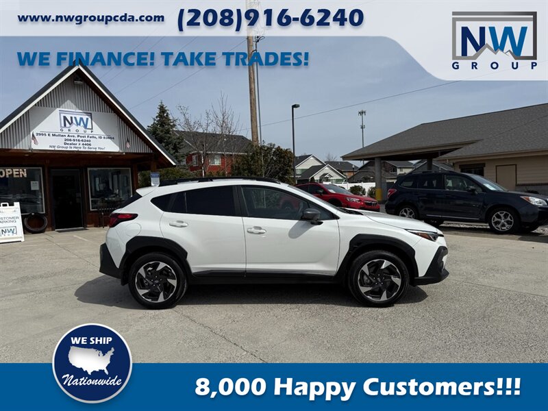 2024 Subaru Crosstrek Limited.  Fully Optioned. 6k miles. Sunroof! Crystal White Pearl-Exterior. Black-Interior. - Photo 33 - Post Falls, ID 83854