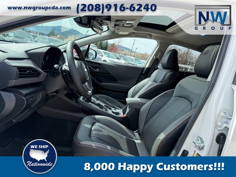 2024 Subaru Crosstrek Limited.  Fully Optioned. 6k miles. Sunroof! Crystal White Pearl-Exterior. Black-Interior. - Photo 6 - Post Falls, ID 83854