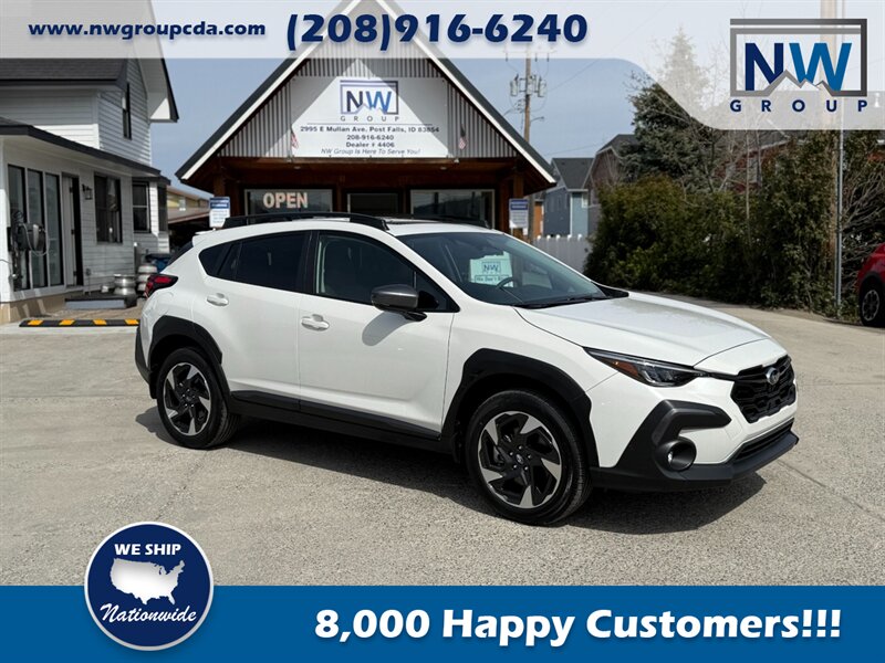 2024 Subaru Crosstrek Limited.  Fully Optioned. 6k miles. Sunroof! Crystal White Pearl-Exterior. Black-Interior. - Photo 19 - Post Falls, ID 83854