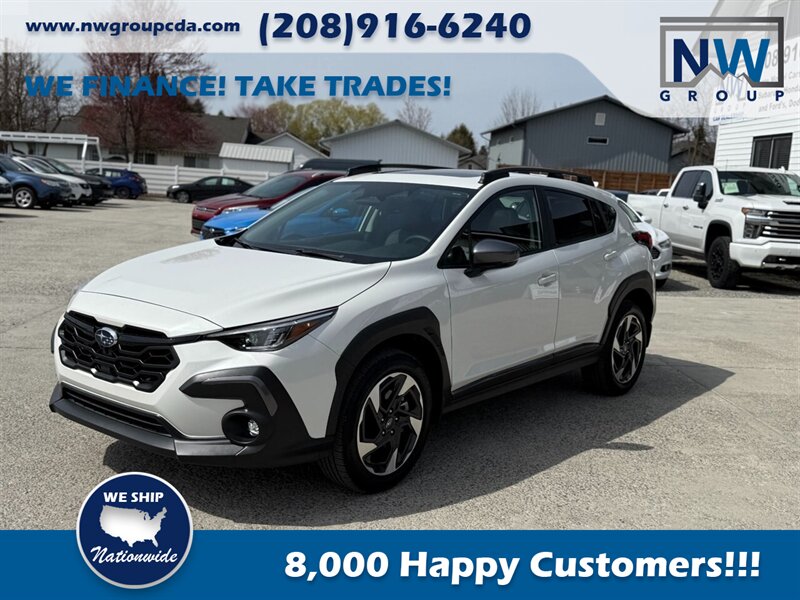 2024 Subaru Crosstrek Limited.  Fully Optioned. 6k miles. Sunroof! Crystal White Pearl-Exterior. Black-Interior. - Photo 22 - Post Falls, ID 83854