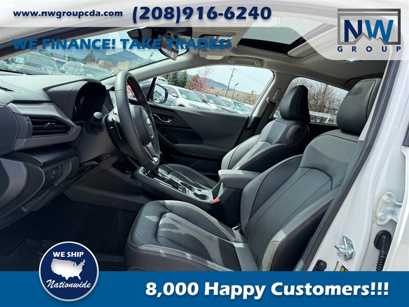 2024 Subaru Crosstrek Limited.  Fully Optioned. 6k miles. Sunroof! Crystal White Pearl-Exterior. Black-Interior. - Photo 6 - Post Falls, ID 83854