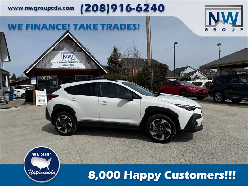 2024 Subaru Crosstrek Limited.  Fully Optioned. 6k miles. Sunroof! Crystal White Pearl-Exterior. Black-Interior. - Photo 34 - Post Falls, ID 83854