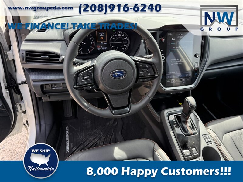 2024 Subaru Crosstrek Limited.  Fully Optioned. 6k miles. Sunroof! Crystal White Pearl-Exterior. Black-Interior. - Photo 8 - Post Falls, ID 83854