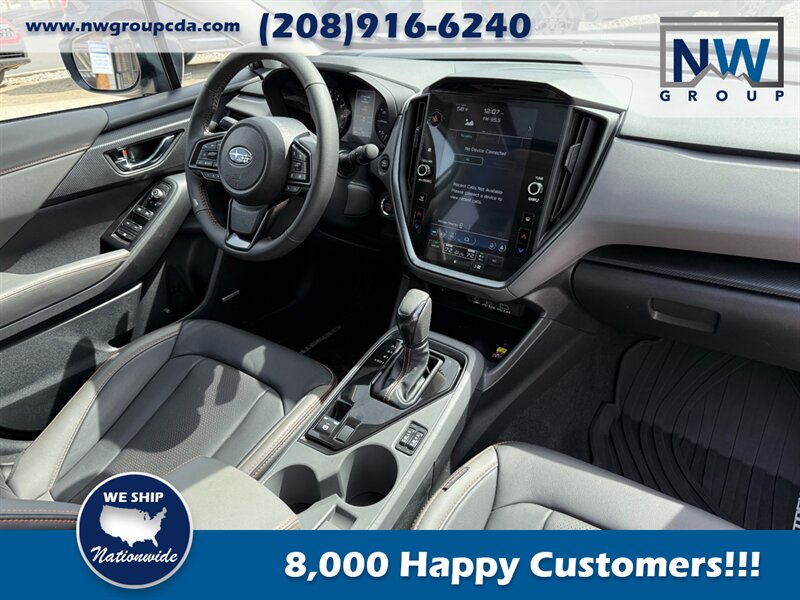 2024 Subaru Crosstrek Limited.  Fully Optioned. 6k miles. Sunroof! Crystal White Pearl-Exterior. Black-Interior. - Photo 16 - Post Falls, ID 83854